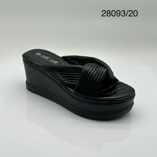 [28093/20] شبشب  28093/20 اسود36-41  E3