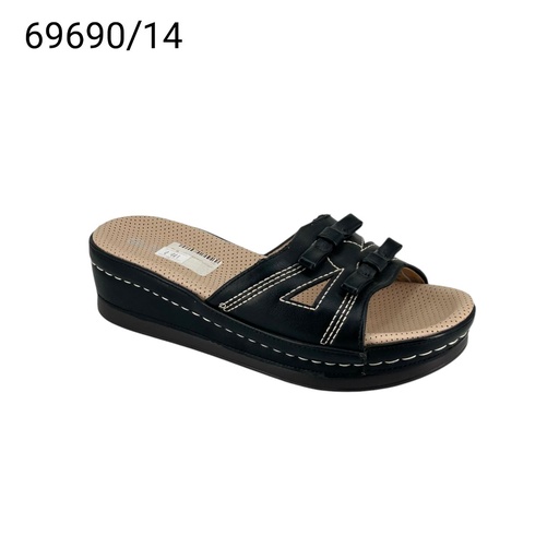 [69690/14] شبشب نسائي  69690/14  اسود    37-42      D6