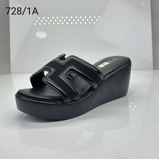 [728/1A] شبشب 728/1A  اسود36-41   E3