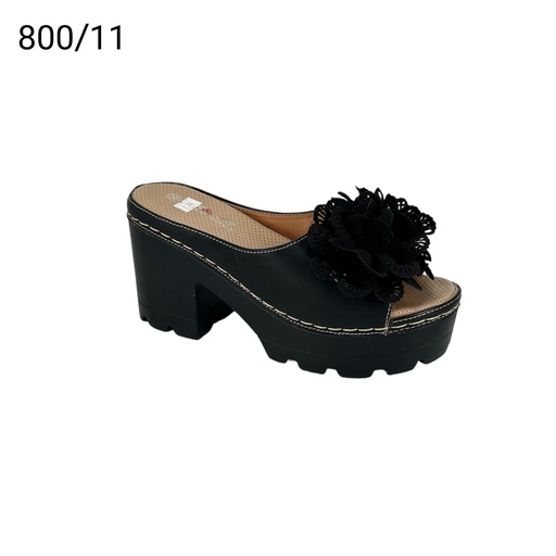 [800/11] شبشب   800/11  اسود37-41  D6