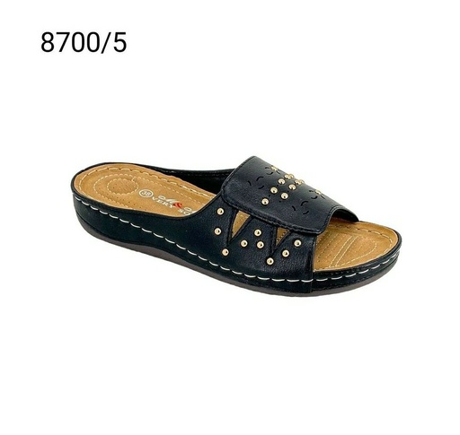 [8700/5] شبشب نسائي  8700/5  اسود    38-42      B3