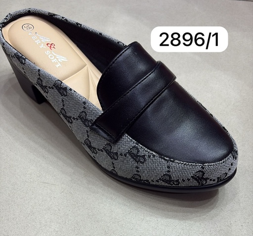 [KS2896/1] سابو نسائي  KS2896/1  اسود    37-41      C3