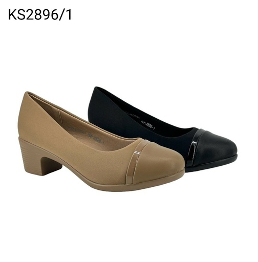 [KS2896/1] شبشب نسائي  KS2896/1  كاكي    37-41      A3