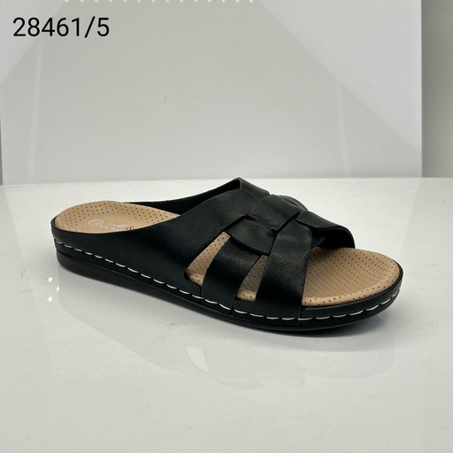 [28461/5] شبشب نسائي  28461/5  اسود    38-43      B4