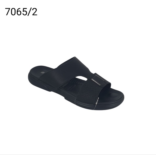 [7065/2] شبشب رجالي  7065/2  اسود    40-45      E6