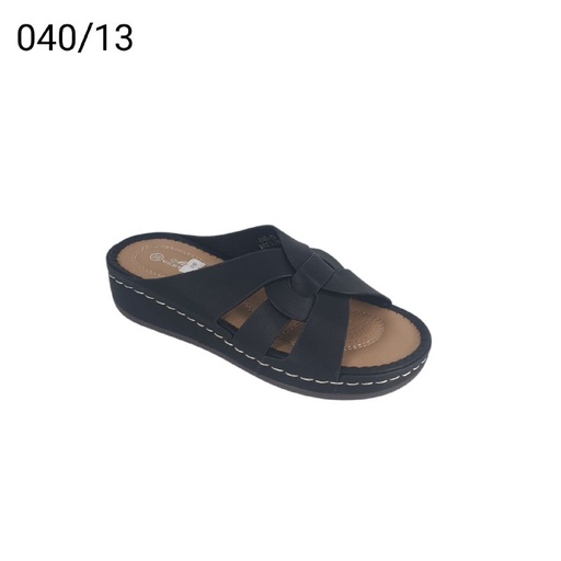 [040/13] شبشب نسائي  040/13  اسود    37-42      B3