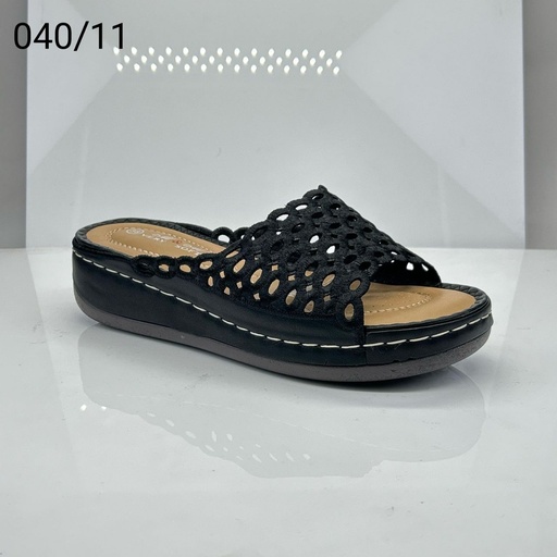 [040/11] شبشب نسائي  040/11  اسود    37-42   D5