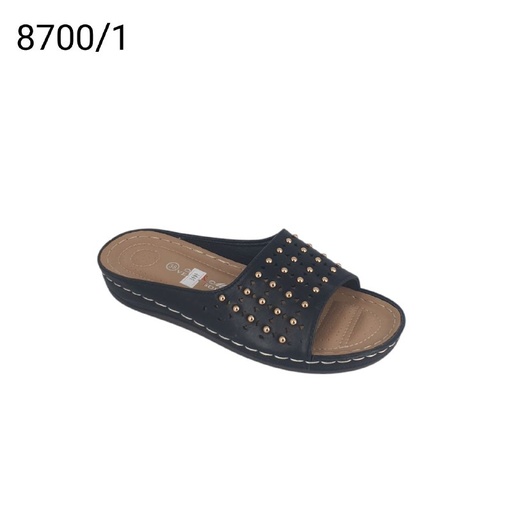 [8700/1] شبشب نسائي  8700/1  اسود    38-42      C2