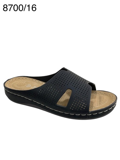 [8700/16] شبشب نسائي  8700/16  اسود    37-42  C3