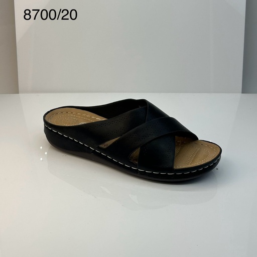 [8700/20] شبشب نسائي  8700/20  اسود    38-42  A3