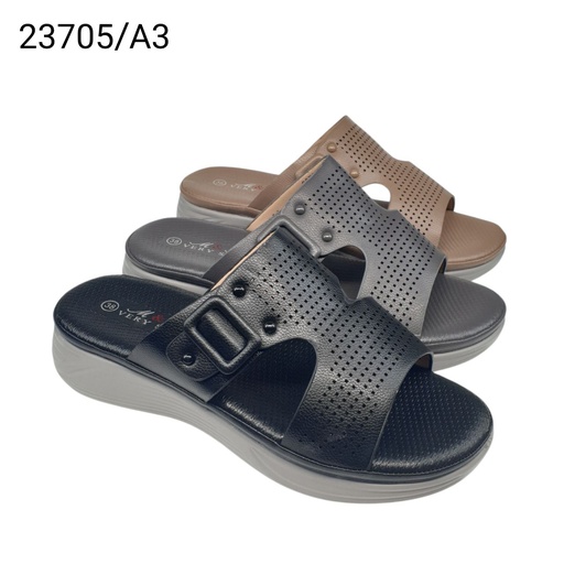 [23705/A3] شبشب نسائي  23705/A3  اسود    37-41