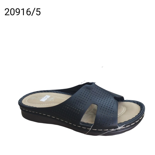 [20916/5] شبشب نسائي 20916/5  اسود 38-43   F2