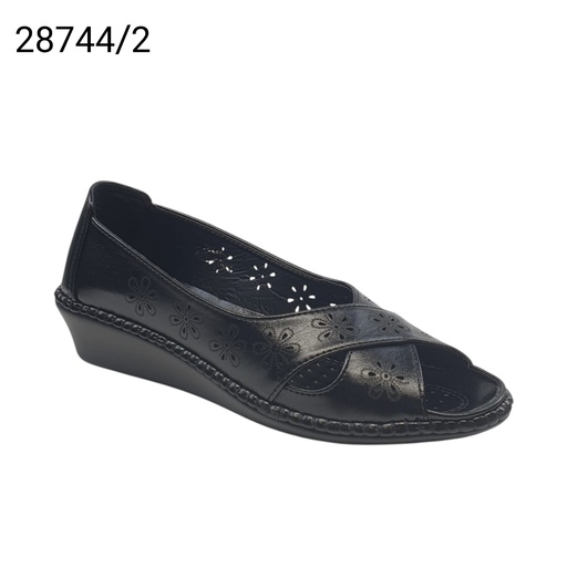 [28744/2] جزمةمفتوح 28744/2 37-42 اسود E2
