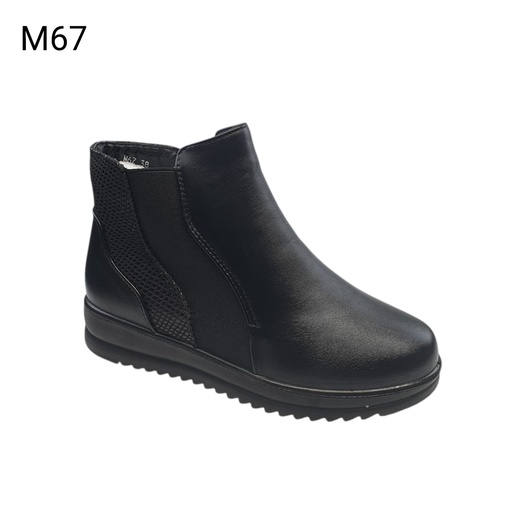 [M67] M67بوت نسائي 37-42اسود E6