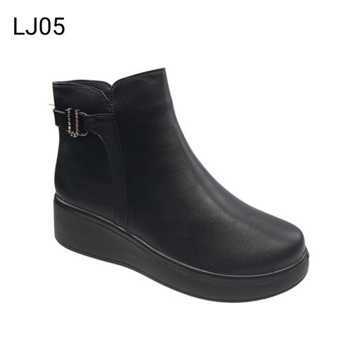 [LJ/5] بوت نسائي  LJ05  اسود    37-42.   F3
