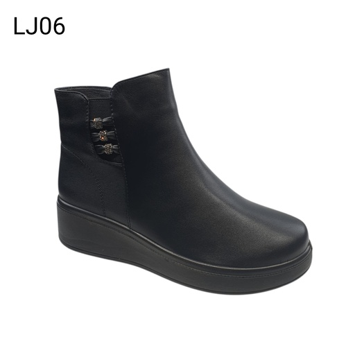 [LJ/6] بوت نسائي  LJ06  اسود    37-42 F3