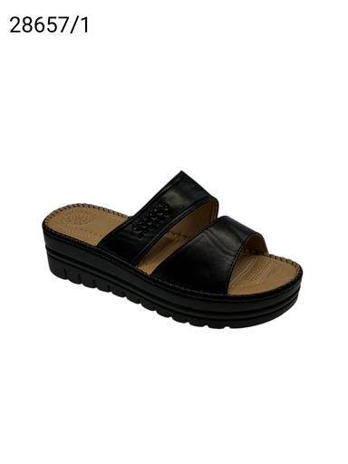 [28657/1] شبشب نسائي28657/1 اسود37-41  E2