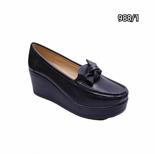 [988/1] جزمة نسائي  988/1  اسود    36-41      A5