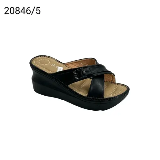 [20846/5] شبشب نسائي  20846/5  اسود اكس   37-41      B6