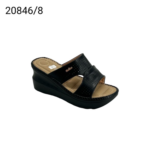 [20846/8] شبشب نسائي  20846/8  اسود    37-41      D6