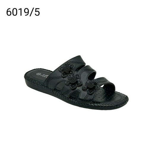 [6019/5] شبشب نسائي  6019/5  اسود    38-43      E5