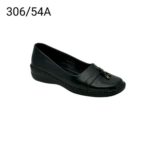 [306/54A] جزمة نسائي  306/54A  اسود    38-43      A5
