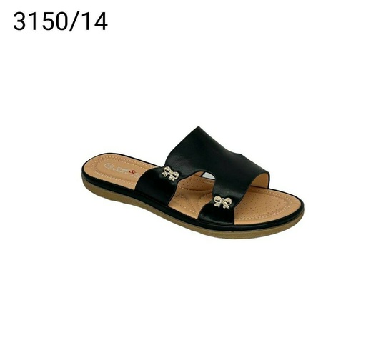 [3150/14] شبشب نسائي  3150/14  اسود    37-41      B4