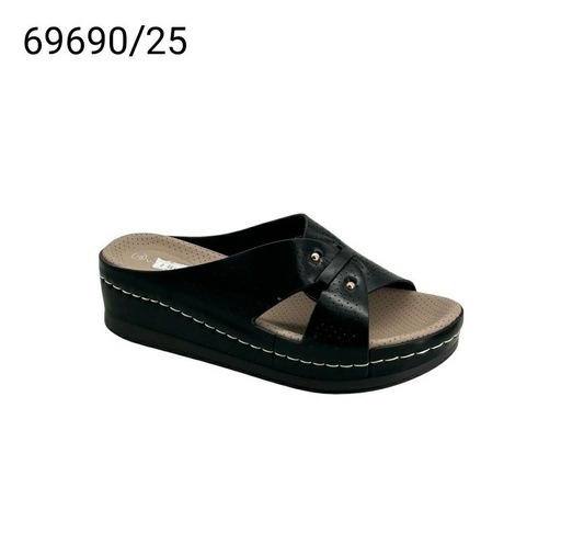 [69690/25] شبشب نسائي  69690/25  اسود    37-42      E3