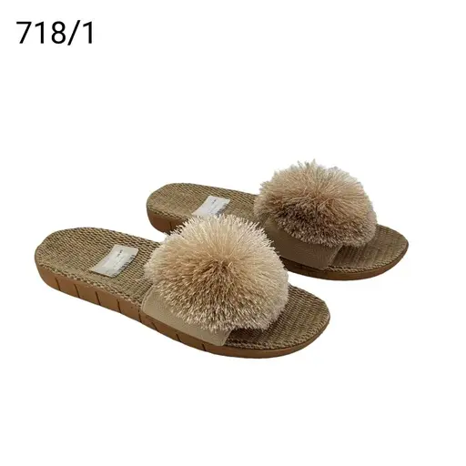 [718/1] شبشب بناتي  718/1  ملون قماش   30-36   شد36   A3