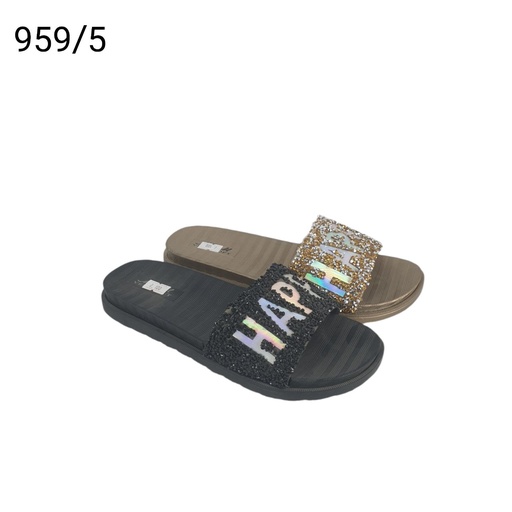 [959/5] شبشب كرستال  959/5  ملون  شد36   A4