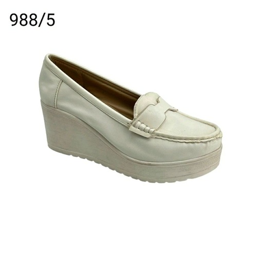 [988/5] جزمة نسائي  988/5  ابيض    36-41      A3