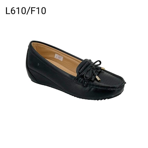 [L610/F10] جزمة نسائي  L610/F10  اسود    37-42      A3