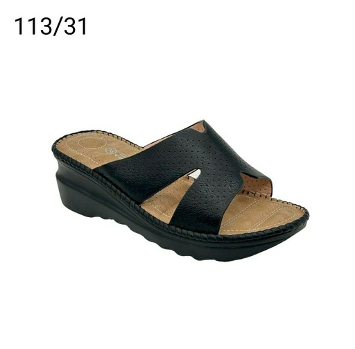 [113/31] شبشب نسائي  113/31  اسود    36-40      A5