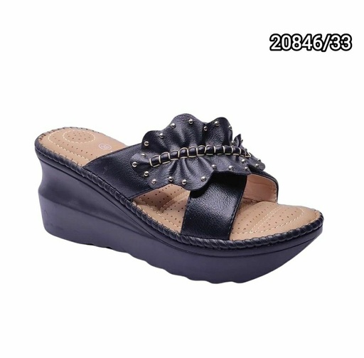 [20846/33] شبشب نسائي  20846/33  اسود    37-41      A5