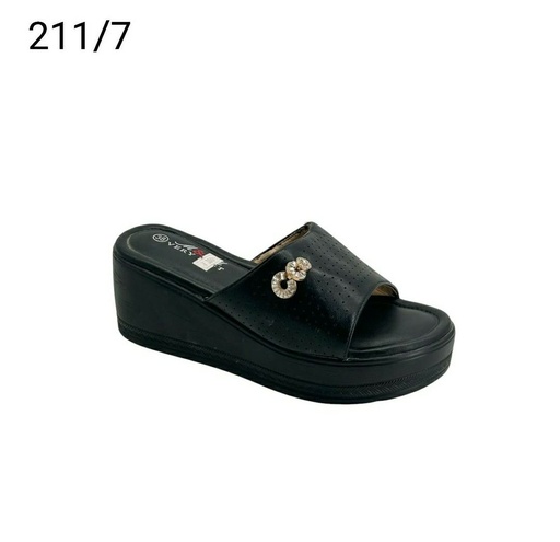 [211/7] شبشب نسائي  211/7  اسود    37-41      A5